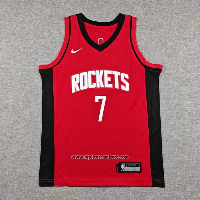 Camiseta Nino Houston Rockets Kevin Durant NO 7 Icon 2025-26 Rojo